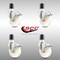 Service Caster 4 Inch 316SS Nylon Wheel Swivel 1-7/8 Inch Expanding Stem Caster Set Lock Brake SCC-SS316TTLEX20S414-NYS-178-4 - alternate 4